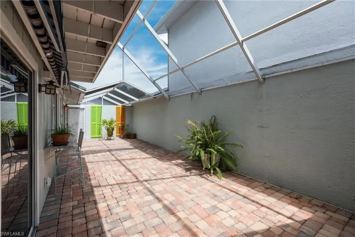 View of patio