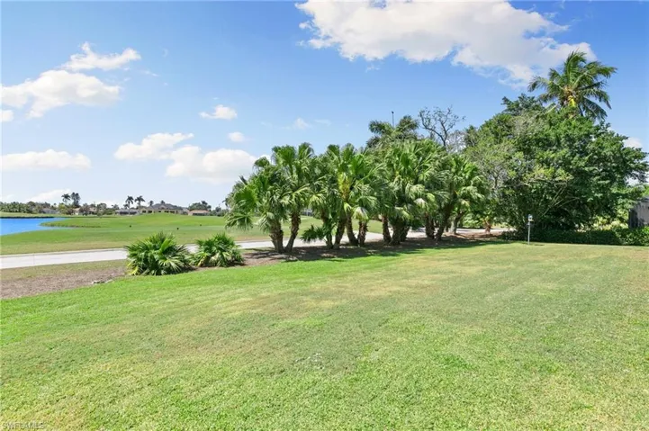 View of yard featuring a water view