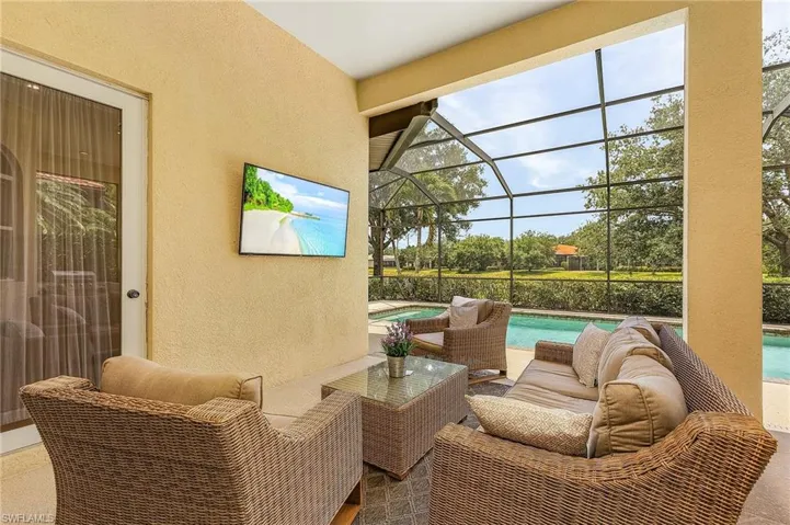 Seating area of lanai