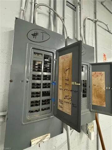 Utilities with electric panel