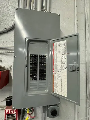 Utilities featuring electric panel