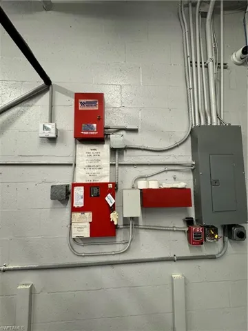 Utilities with electric panel