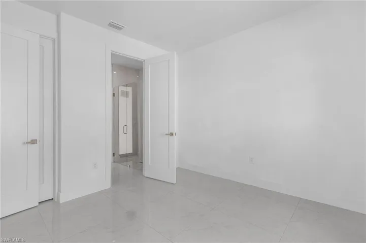 View of tiled empty room
