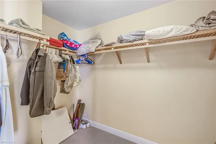 Primary closet