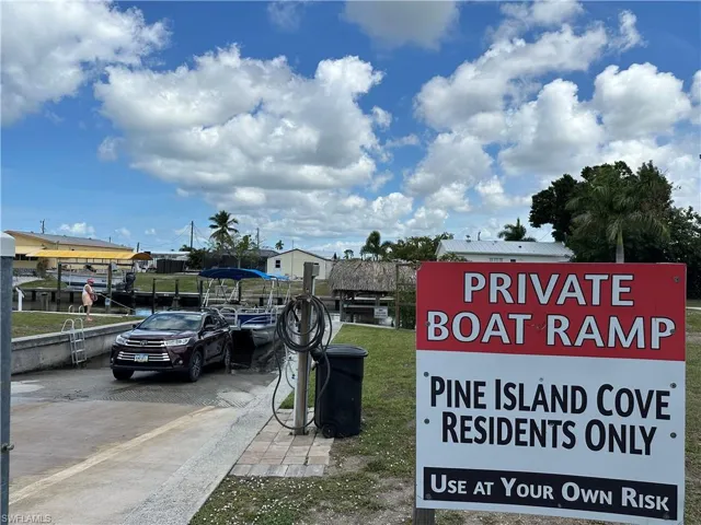 Residents of Pine Island Cove enjoy an ACTIVE and FRIENDLY community lifestyle with exceptional amenities including a sparkling community pool, clubhouse, pickleball courts, dog park, boat launch, and waterfront recreation areas.