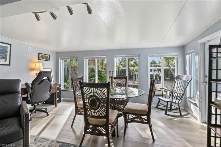 Featuring 2 bedrooms and 2 bathrooms, this MOVE-IN READY home sits along a peaceful canal with a private dock