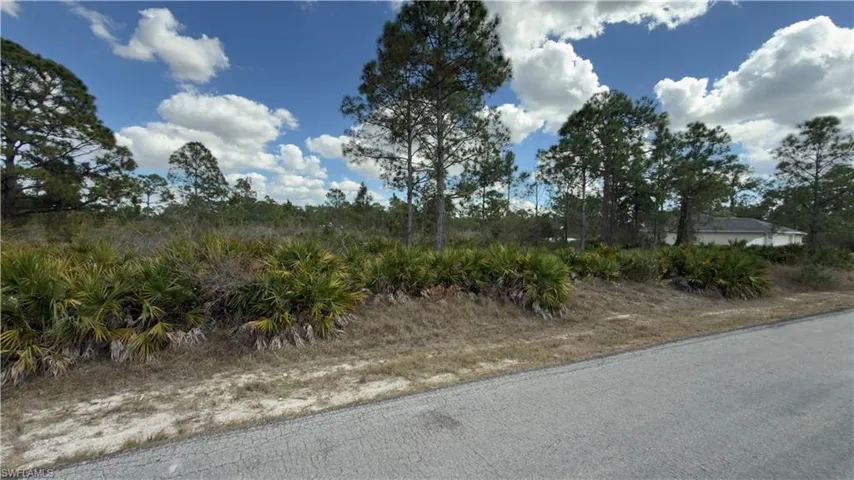 View of undeveloped land