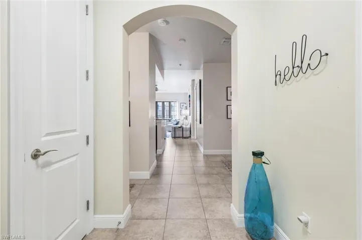 Welcome Home, entry as you are walking into your new home.