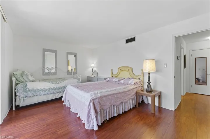 Bedroom featuring wood finished floors