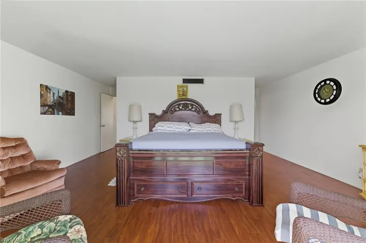 Bedroom featuring wood finished floors