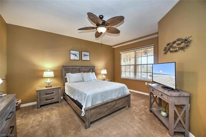 Spacious and gracious master bedroom!