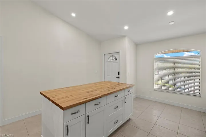 Kitchen island with extra storage