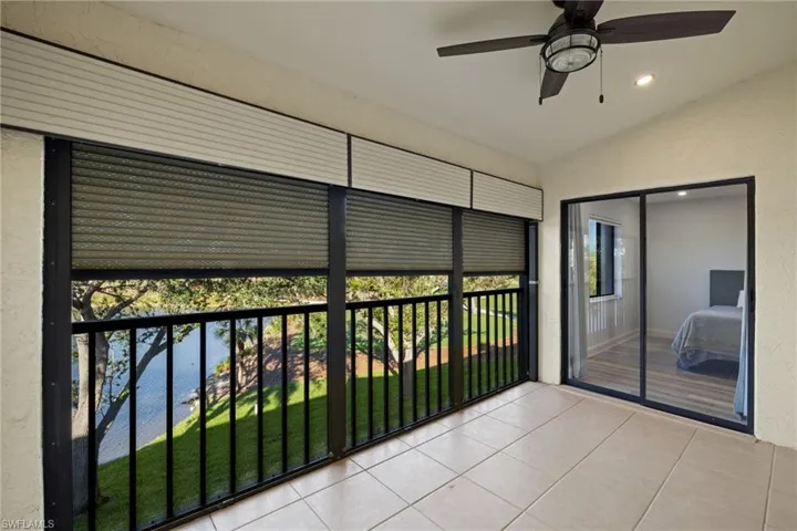 Lanai with storm shutters