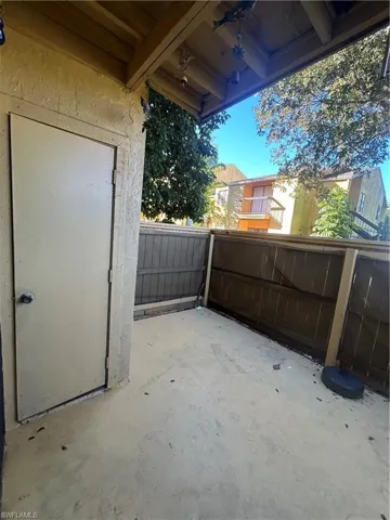 View of patio