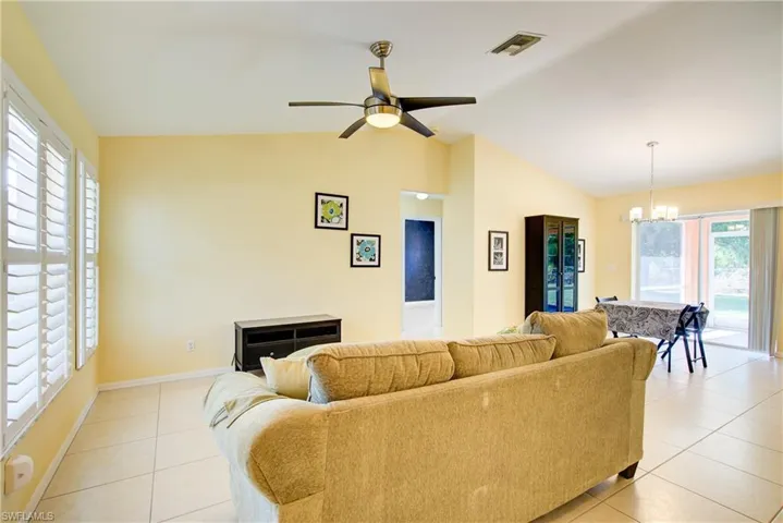 The open living room & dining area create the Great Room