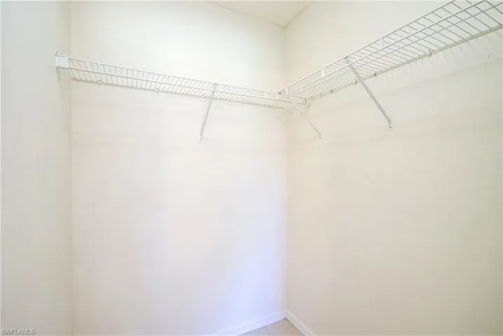 You get a massive walk-in closet here