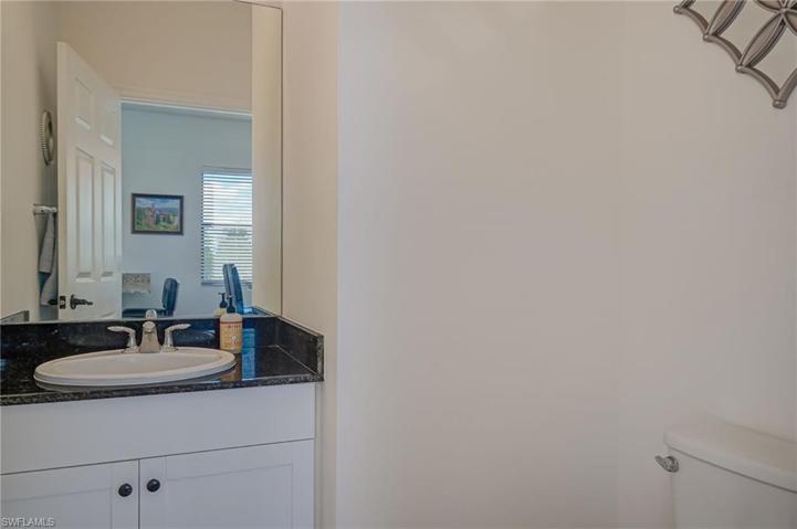 Powder room downstairs