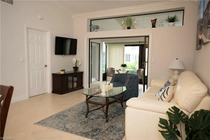 pocket sliders shown open - door on left to master suite