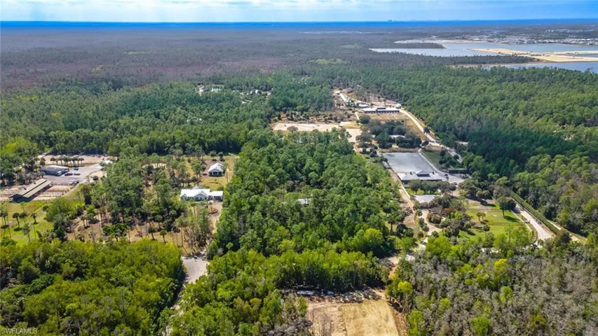 Aerial view of property location