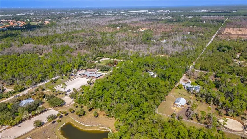 Aerial view of property location