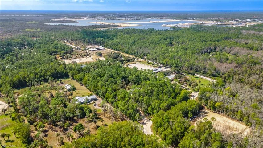 Aerial view of property location