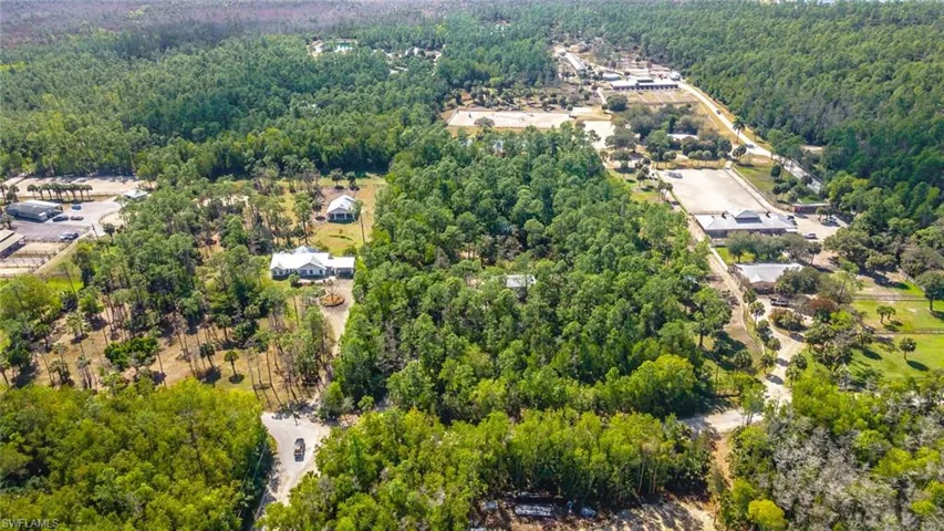 Aerial view of property location