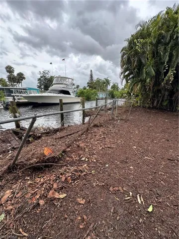 View of yard featuring a water view