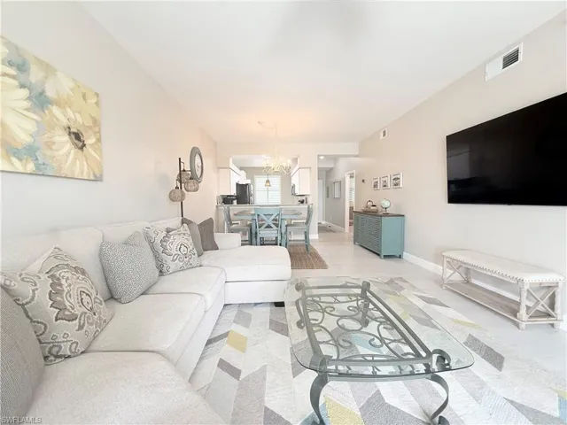 Living room back to front