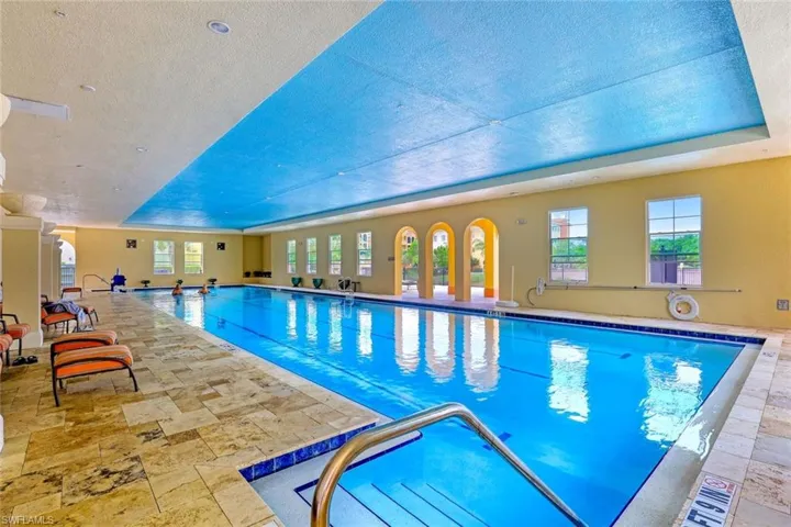 Separate covered pool, so you never miss a pool workout on account of the weather