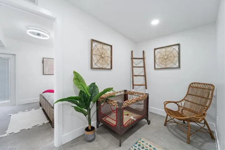 View of living area