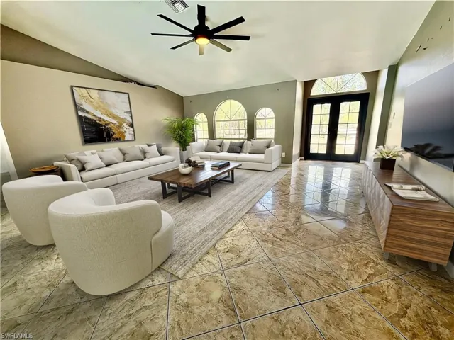 Empty room with baseboards