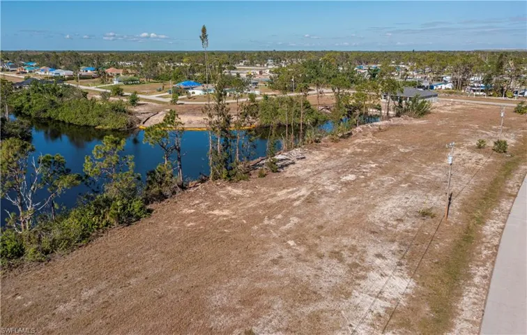 Aerial View of lot, ready to build!
