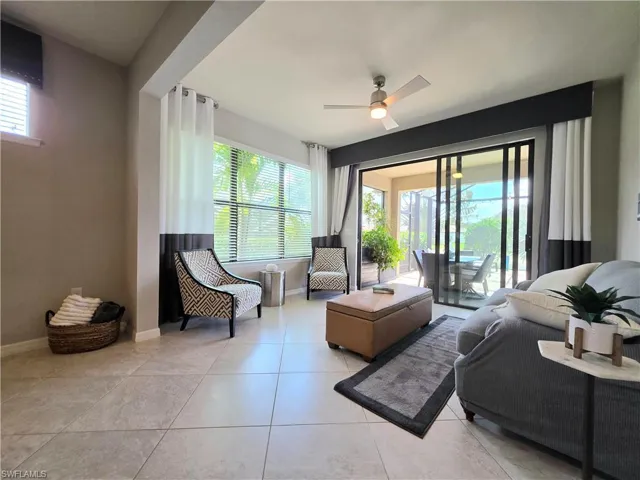 Extended living room space