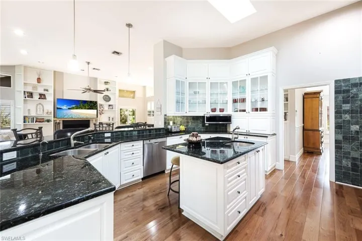 Large Double SS Sink, Quartz, Under Counter Microwave, Super Storage!