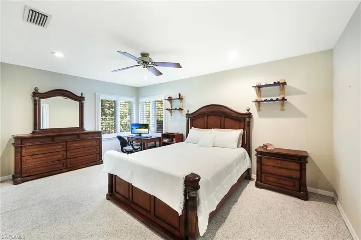 Guest Bedroom I Downstairs with Jack and Jill Bath- Berber Carpet