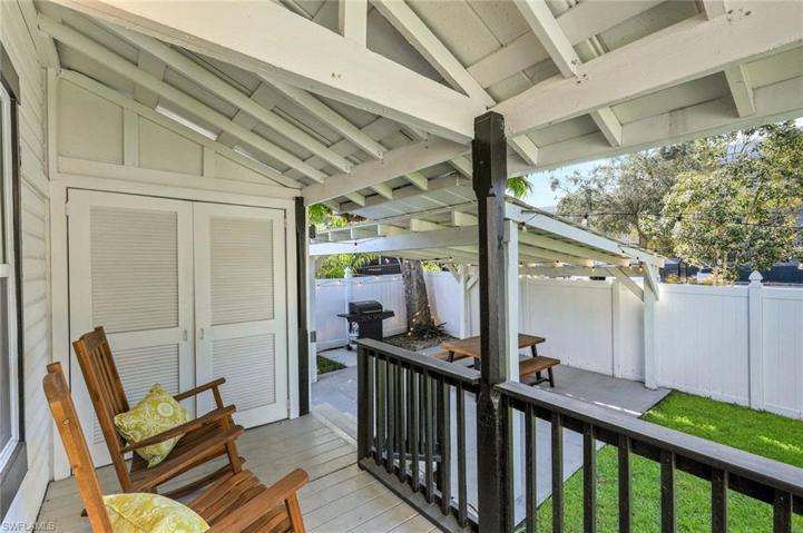 Rear porch