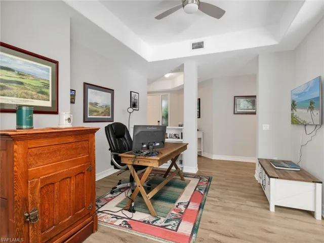 Originally designed as a formal dining area with access to the kitchen