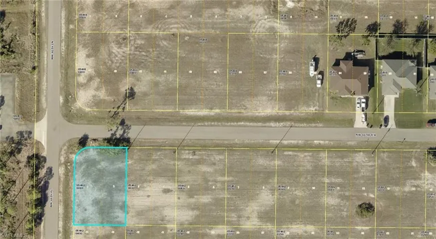 Map of property location featuring property parcel outlined