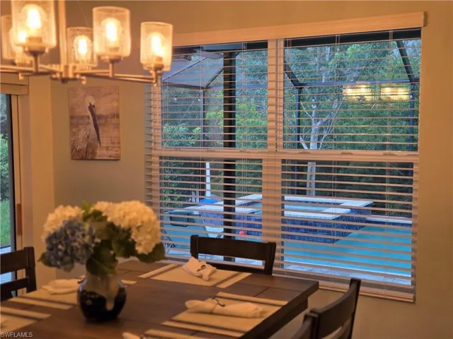 View of dining space