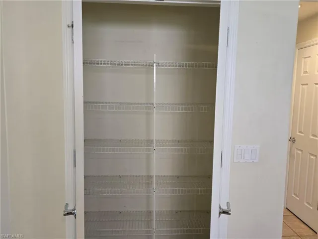 Plenty of room in pantry.
