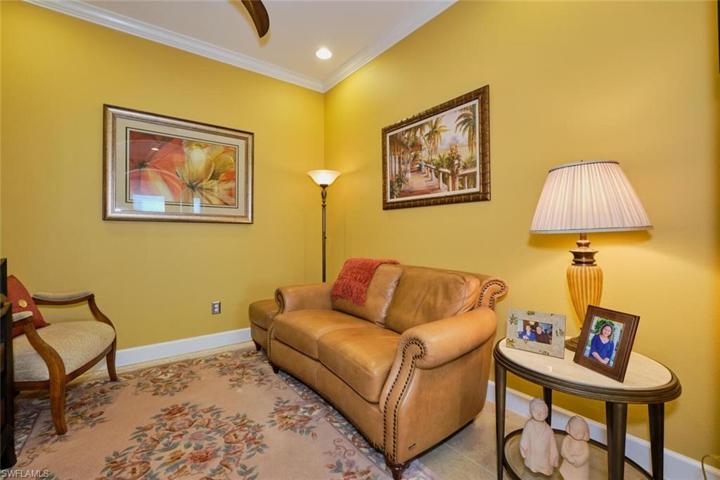 Charming den right off of the kitchen.