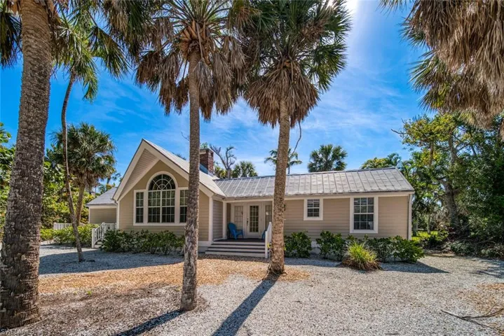 View of single story home