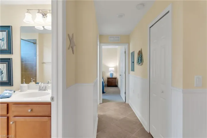 Hallway to bedroom #2