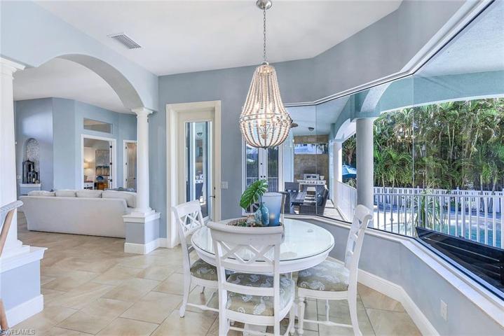 Kitchen Breakfast Room, Custom Lighting Does Convey