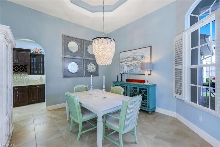 Dining Room Located in the Front of the Home, View to Butlers Pantry