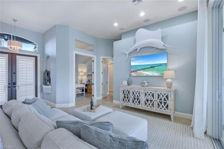 View II on Front Living Area, Double Door to 4th Bedroom or Office/Den