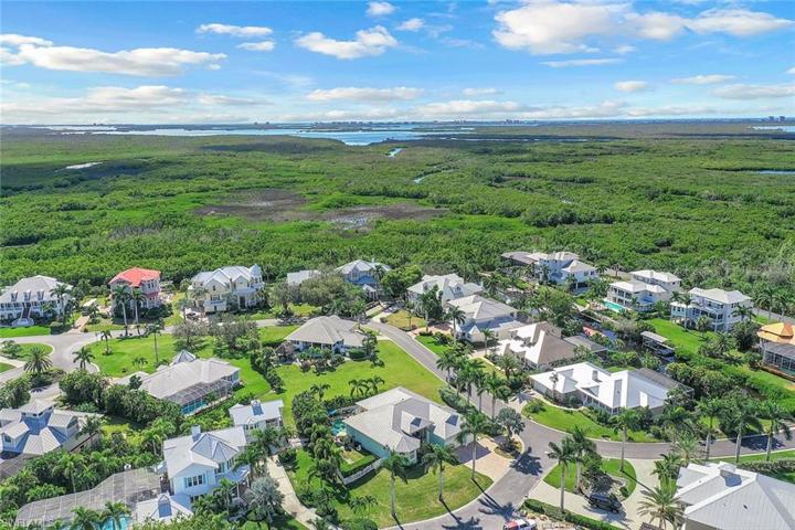 Aerial View of the Tidewater Island Boutique Neighborhood