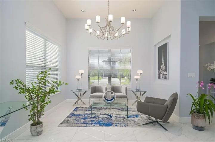 Formal living/sitting area