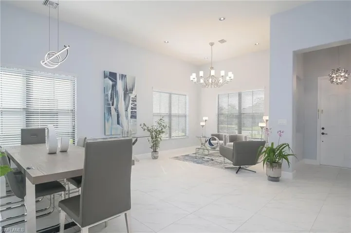 Dining area & formal living/sitting area