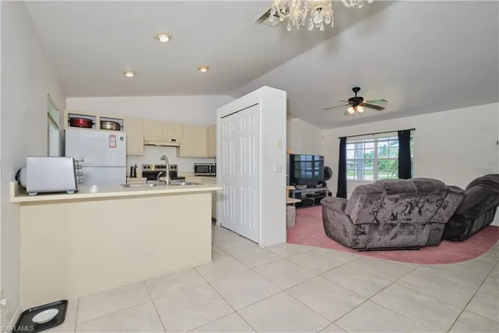 Open floor plan.